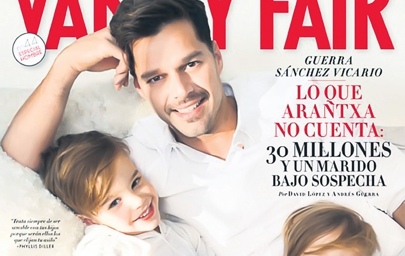Ce frumoşi sunt gemenii lui Ricky Martin!