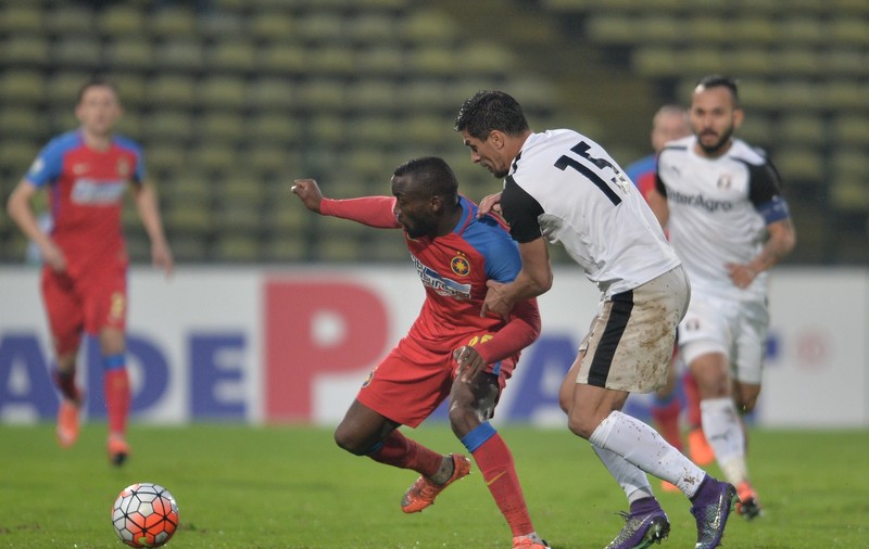 Cupa Ligii, semifinale, tur: Steaua - Astra 1-0. ^Șumudică: ”Dacă vor, facem un pact. Le dau calificarea pentru o victorie sau un egal duminică”