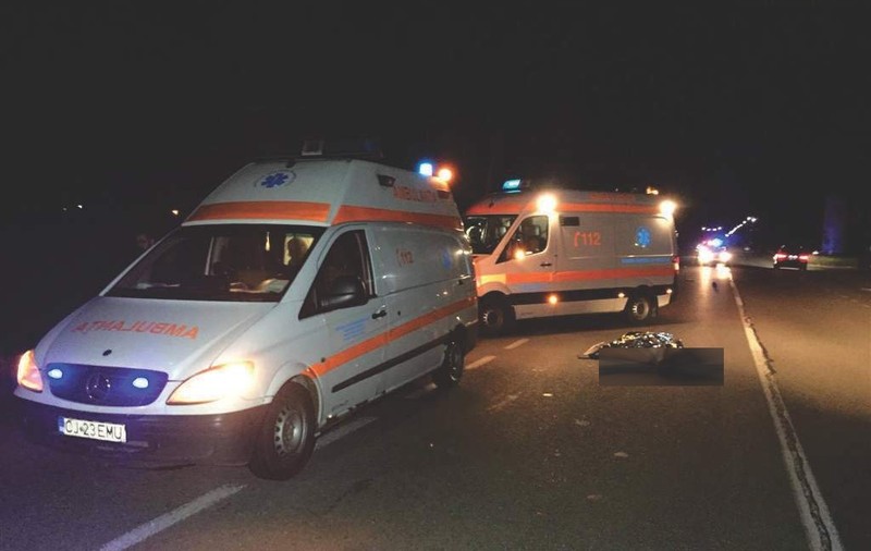Bărbat ucis pe loc într-un accident în județul Cluj. Piciorul victimei, smuls în urma impactului violent