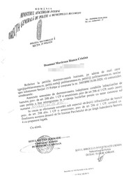 Poliția i-a răspuns că se fac cercetări pentru comiterea infracțiunii de hărțuire