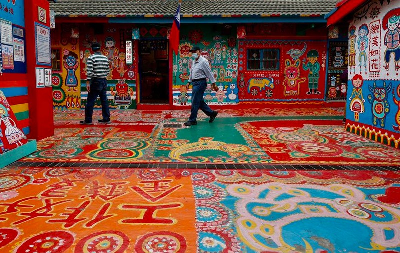 „Satul curcubeu” din Taiwan, o atracție în mediul online. Cum a fost salvat de la demolare