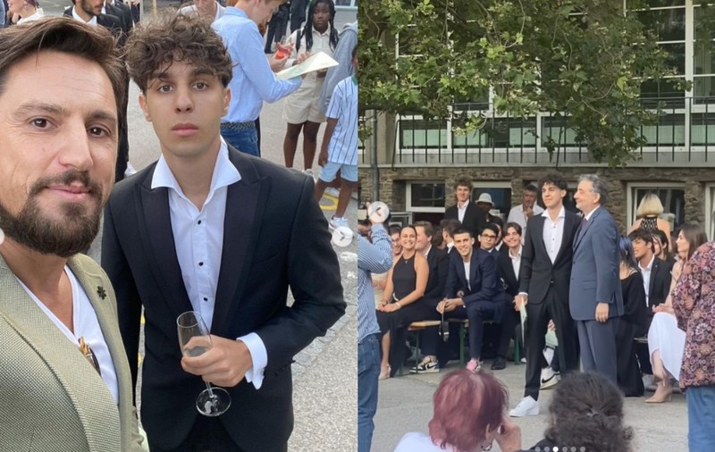 Băiatul lui Daniel Pavel a absolvit liceul în Austria. A primit diploma de la ambasadorul Franței la Viena: „Anto, te iubește tata”