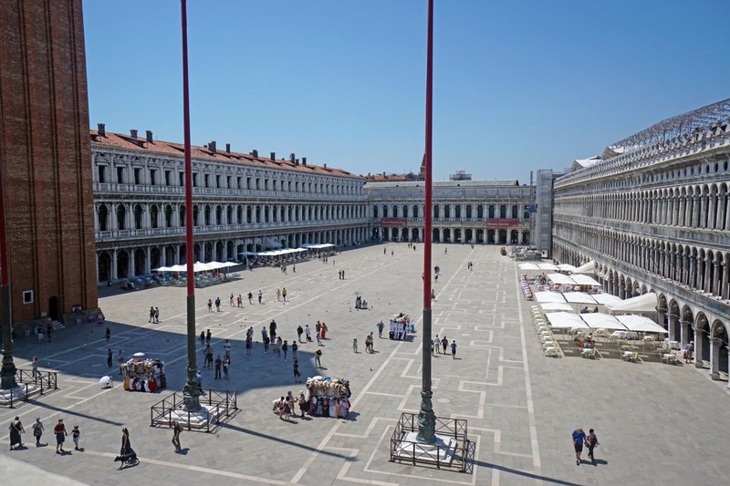 Veneția în iunie, aproape goală - o priveliște neobișnuită FOTO: EPA