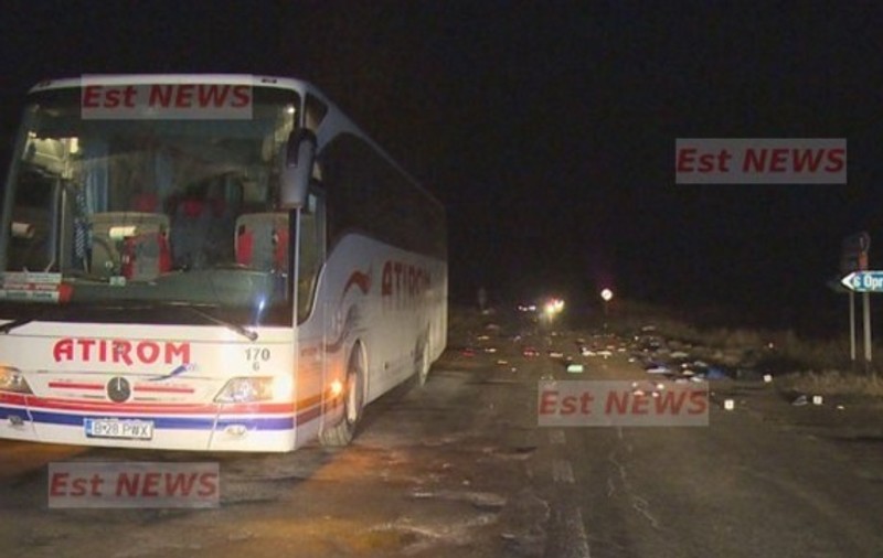 Tragedie în Vaslui! Spulberat de o mașină după ce a coborât din autocarul ce îl aducea acasă de sărbători