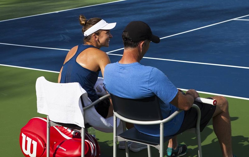 Întâlnire șoc pentru Simona Halep! Cu cine s-a antrenat înainte de US Open