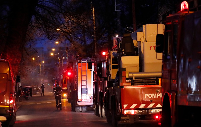 Incendiu la Spitalul de Psihiatrie din Cavnic. Zeci de persoane au fost evacuate