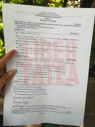 Subiecte Matematică BAC 2019 (M2)