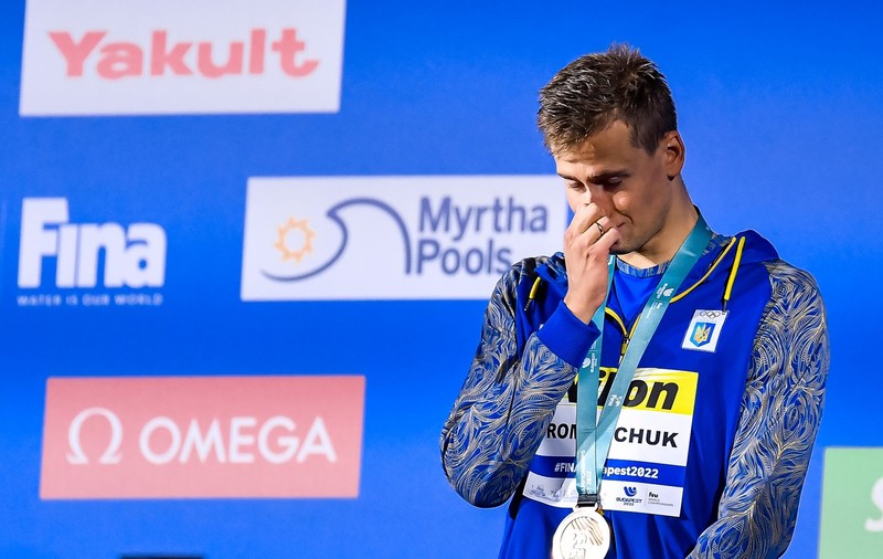 Un înotător ucrainean a câștigat medalia de bronz la Mondialul de la Budapesta, în timp ce tatăl său luptă în război