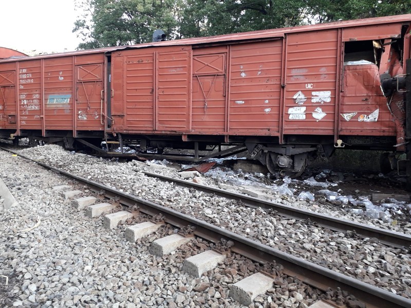 Tren de marfă, deraiat în Mehedinți, între gările Prunişor şi Drobeta Turnu Severin