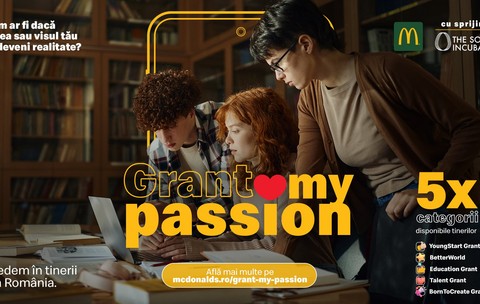 McDonald's® a dat startul celei de-a doua ediții Grant My Passion, programul care susține tinerii să își transforme pasiunile în realitate