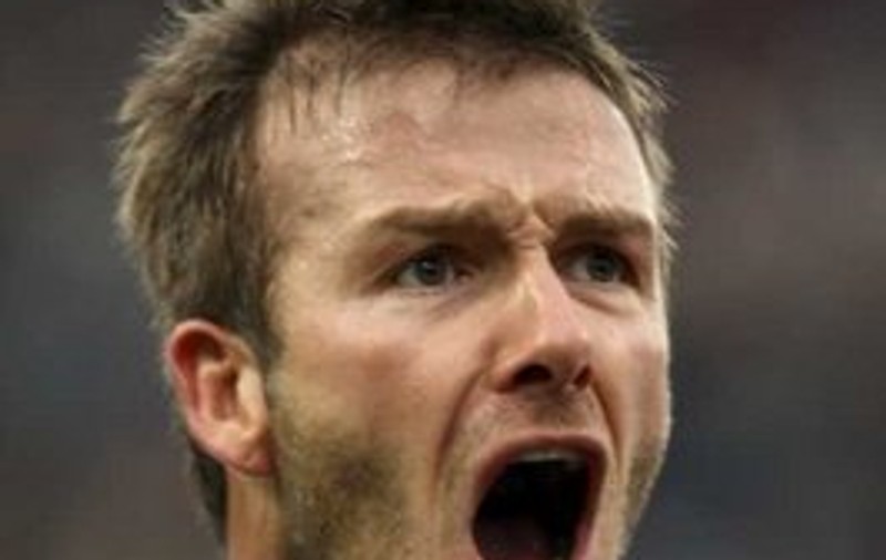 Beckham, făcut de 2 lei la el acasă