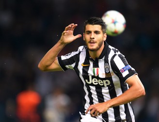Alvaro Morata, în tricoul echipei italiene Juventus FOTO: EPA