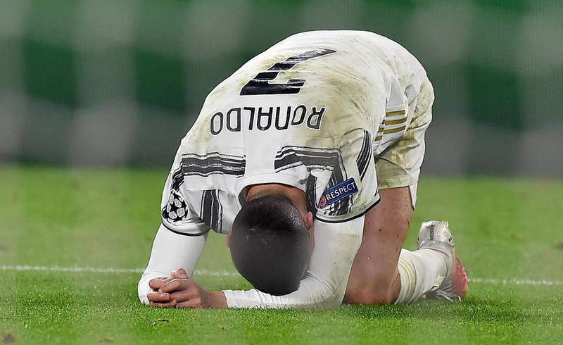 Cristiano Ronaldo a părăsit Liga Campionilor. Foto: EPA