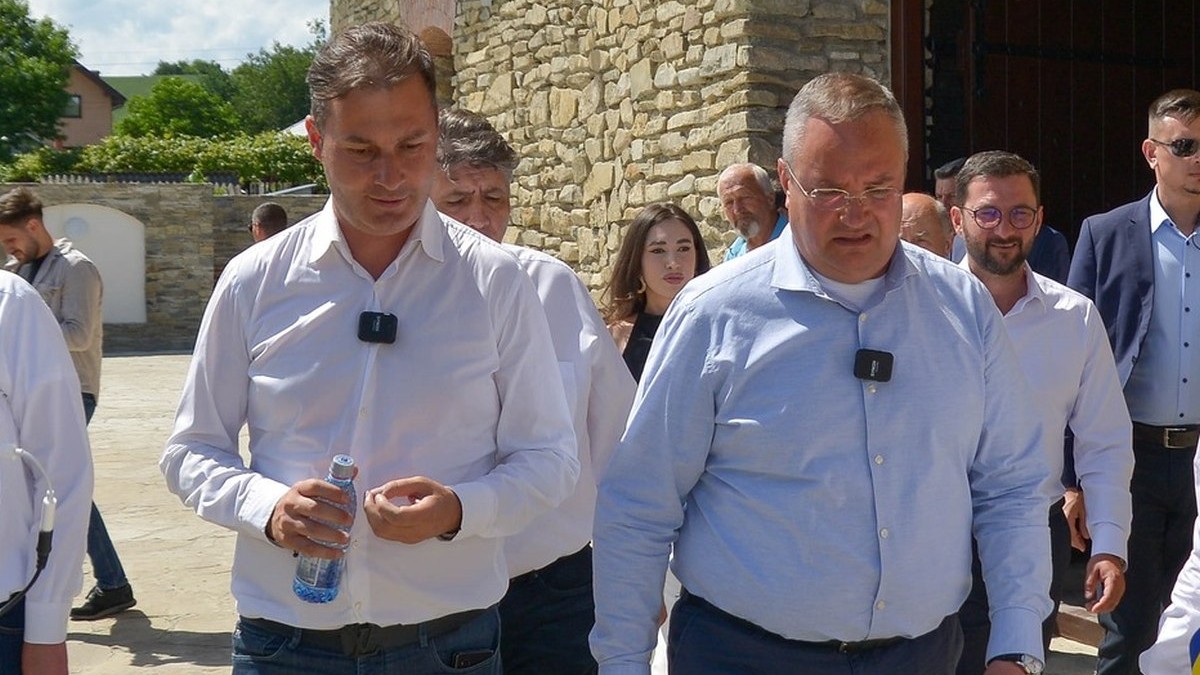 George Lazăr alături de președintele PNL, Nicolae Ciucă. Foto: Facebook