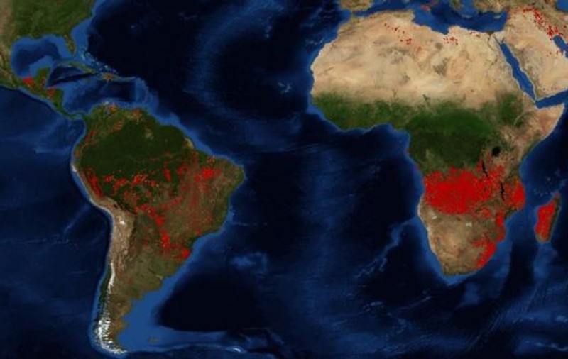 Incendiile din Africa, mai numeroase decât cele din Amazonia. Cât de gravă este situația