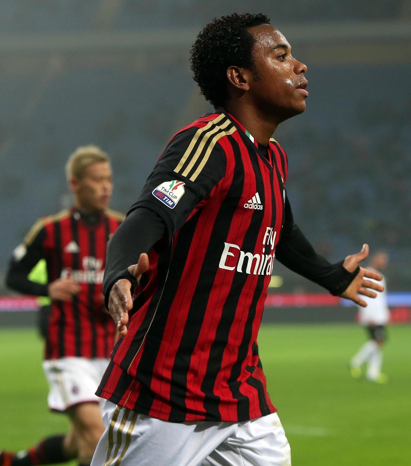 Robinho este aproape de o despărţire de AC Milan FOTO: EPA
