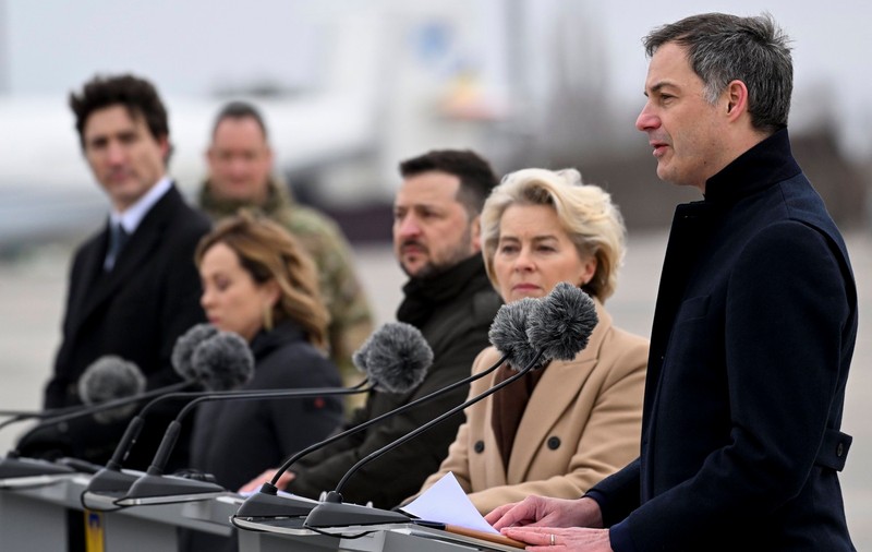 Patru lideri occidentali au sosit la Kiev pentru a-și arăta susținerea pentru Ucraina: „Acest loc este un simbol al eșecurilor Moscovei”