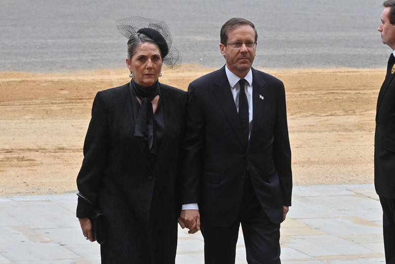 Președintele Israelului Isaac Herzog și soția Michal Herzog. Foto: Profimedia