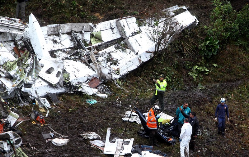 Avion prăbușit în Columbia. Gest superb al celor de la Atletico Nacional pentru echipa Chapecoense, care și-a pierdut aproape toți jucătorii în accidentul aviatic