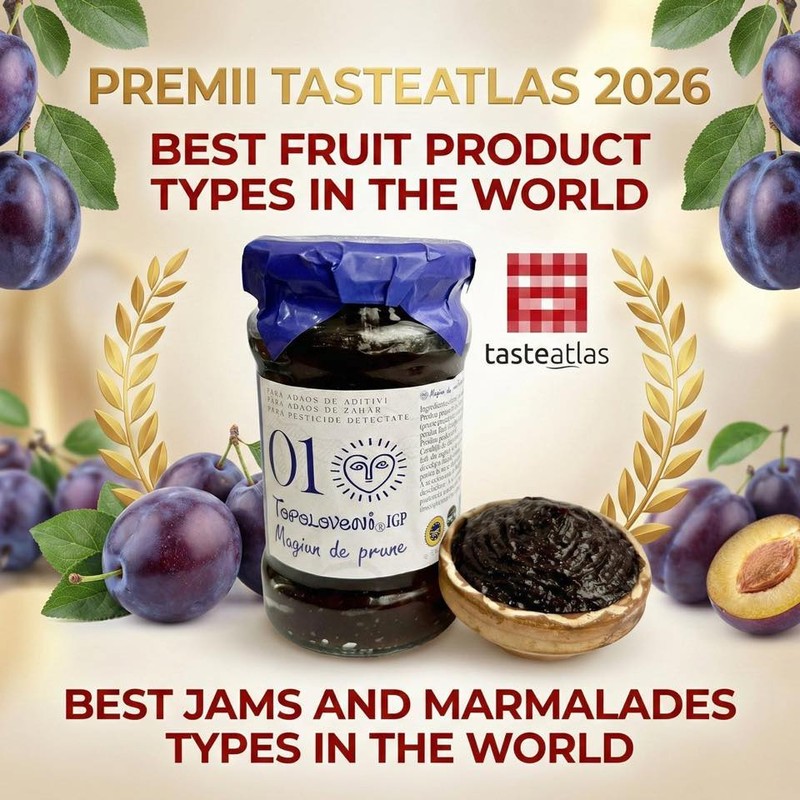 Magiunul de prune Topoloveni, locul 1 mondial în clasamentul TasteAtlas Foto: Facebook/Magiun de prune Topoloveni