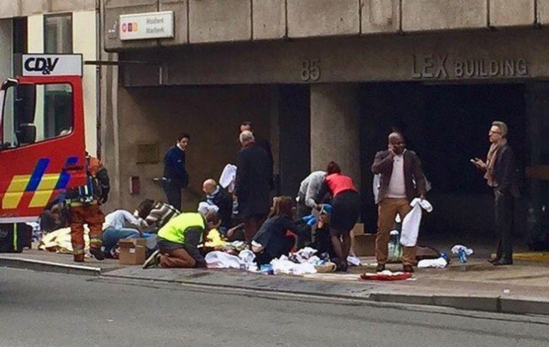 Harta ATENTATELOR de la Bruxelles