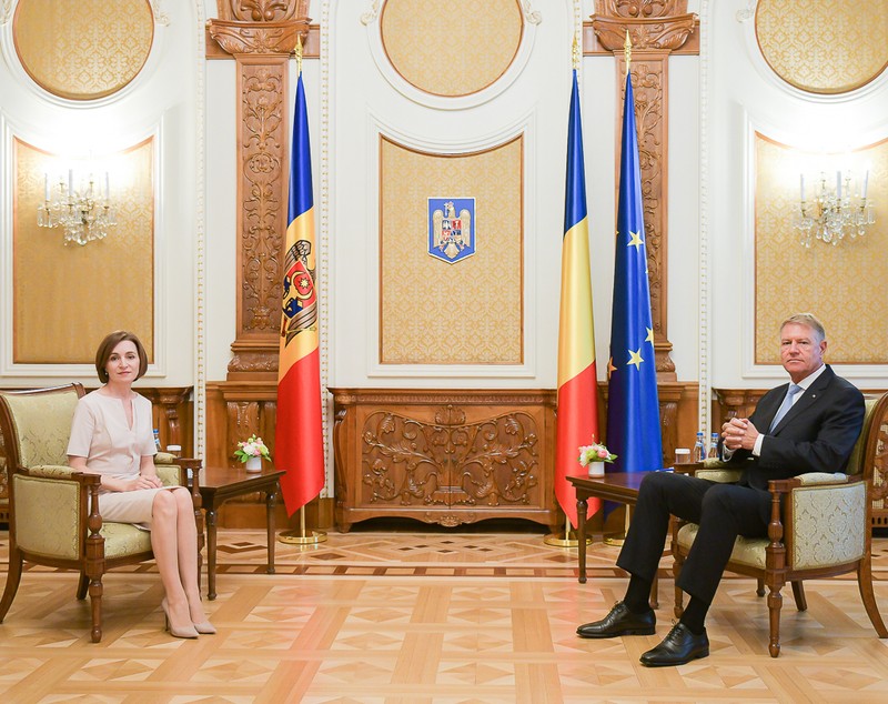Klaus Iohannis a primit-o pe Maia Sandu la Cotroceni: „Nu vom abandona Republica Moldova”