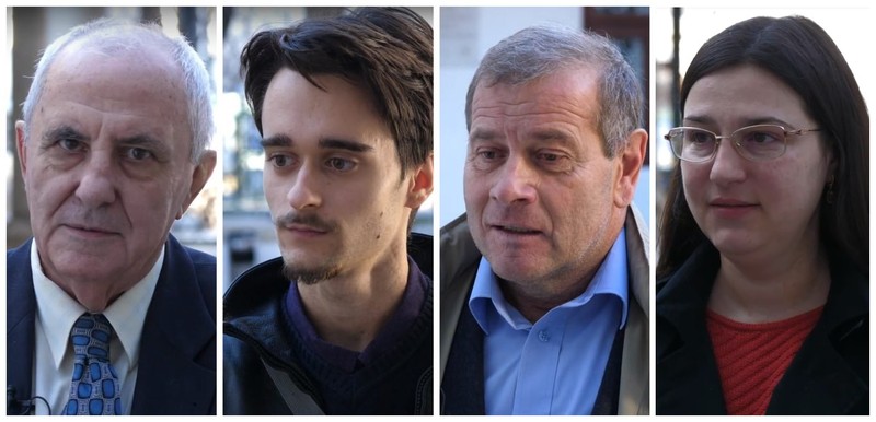 De la stânga la dreapta: prof. univ. dr. Marin Cârciumaru, Andrei Smeu, Daniel Dumitru Popa și Elena Cristina Nițu