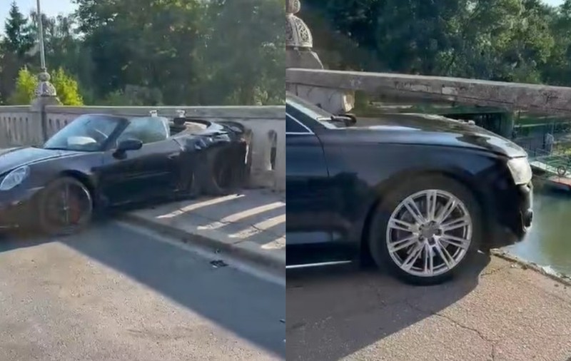 Şoferul care a provocat intenționat accidentul din Timișoara, intrând cu mașina în Podul Episcopal, a fost arestat preventiv