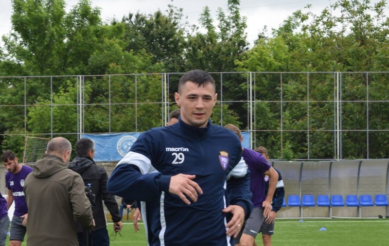 VIDEO / Boxerul Flavius Biea s-a pregătit cu fotbaliștii Politehnicii Timișoara
