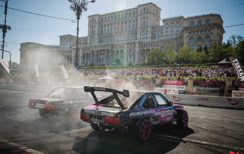 Tot ce trebuie să știi despre superetapa de drift din Piața Constituției: program, restricții de trafic și participanți