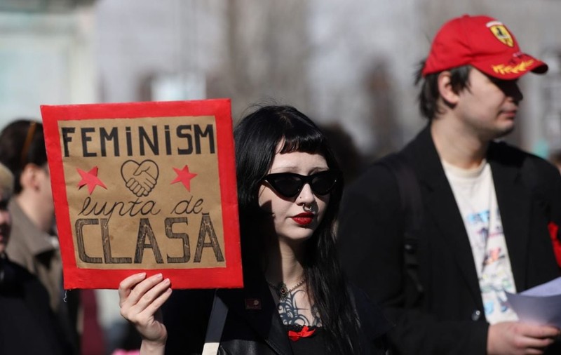 Protest pentru drepturile femeilor în Piața Universității: „Luptăm pentru o justiție reproductivă”