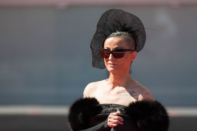 Tedy Ursuleanu, pe covorul roșu de la Festivalul de Film de la Veneția