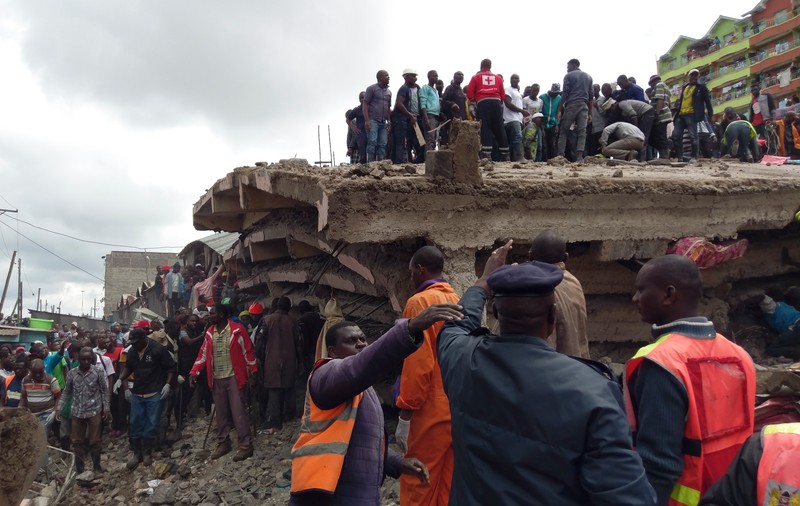 VIDEO | O clădire de șase etaje s-a prăbușit în Kenya