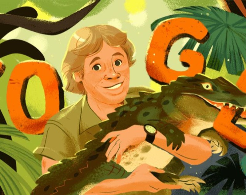 Google îl celebrează pe Steve Irwin. Vânătorul de crocodili ar fi împlinit 57 de ani