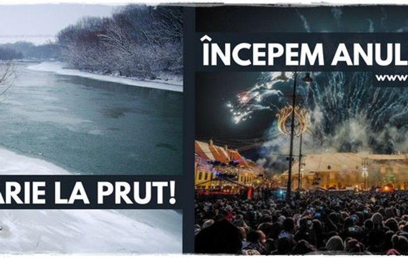 Revelion unionist la Prut: Români, Petreceți Prutul!