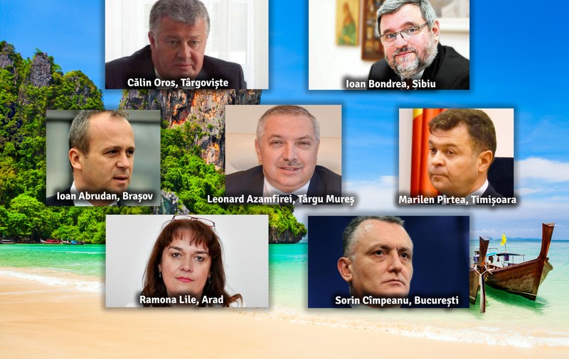 Șapte rectori și-au câștigat dreptul la al treilea mandat, interzis prin lege, folosind călătorii în Maldive, Thailanda, Bosnia și Burundi!