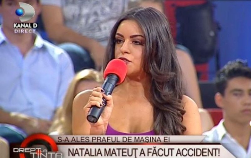 Natalia Mateuţ: "Maşina mea va avea daună totală"