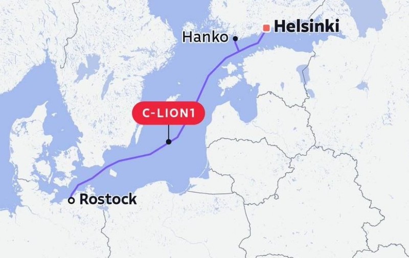 Un cablu de telecomunicaţii din Marea Baltică s-a rupt în urma unui „impact exterior”. Germania și Finlanda denunță amenințarea rusă