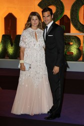 Roger Federer și Mirka, soția lui.