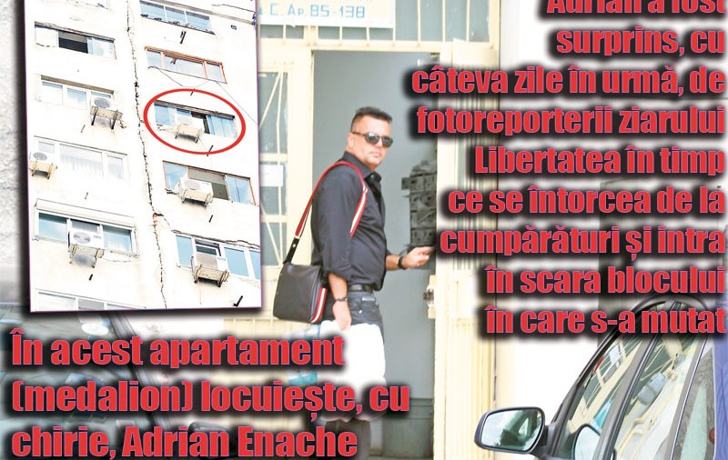 Enache s-a mutat de acasă