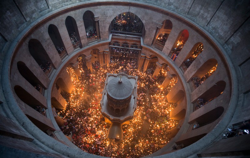 FOTO |  Biserica Mormântului Sfânt din Ierusalim, închisă pe termen nelimitat