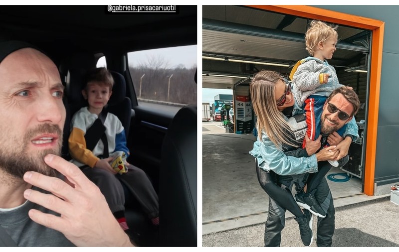 Dialog savuros între Dani Oțil și fiul lui, Tiago, în timp ce se aflau în mașină. Cum a numit-o băiatul pe mama lui. „Nu mai știu, tata!”
