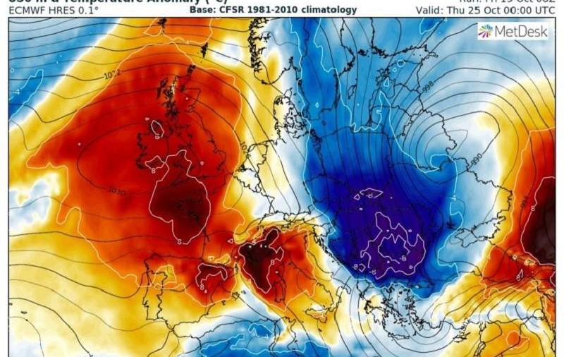 Europa, lovită de două valuri de aer polar în următoarele zile. Frig arctic în România
