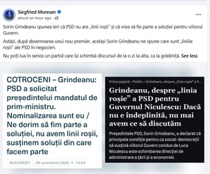 Aceasta este postarea lui Siegfried Mureșan de pe Facebook
