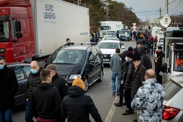 Un număr mare de refugiați au sosit în ultimele zile în România - foto Libertatea/Eli Driu
