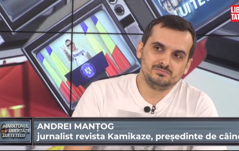 Maratonul Libertății lui Tetelu | Andrei Manțog, jurnalist Kamikaze: "Suntem plictisiți în România! Noi de plictiseală cred că mergem și să votăm"