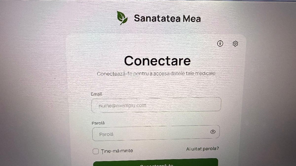 Platforma CNAS esanatateamea- captura de ecran