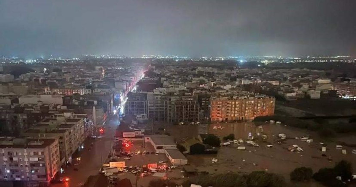 Inundații în Spania. Foto X/ World Crisis Tracker