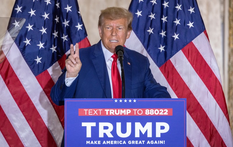 Trump numește ancheta împotriva sa „o intervenție electorală masivă”. Discurs în fața susținătorilor plin cu acuzații la adresa justiției