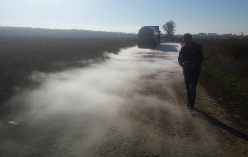 UPDATE. Traficul reluat în zona în care existau scurgeri de gaze din cisternă, în Galați. Oamenii evacuați se pot întoarce în case